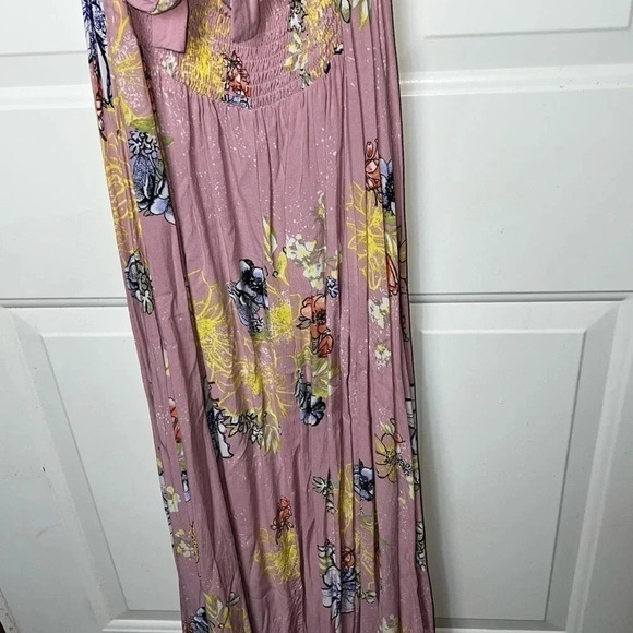 Bp BACKLESS HIGH NECK DRESS SIZE‎ SMALL PINK WITH FLORAL DESIGN SIZE SMALL NWT - Picture 10 of 11